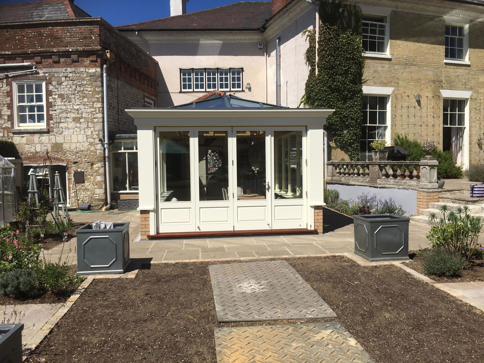 Handcrafted orangery blending classical and modern design